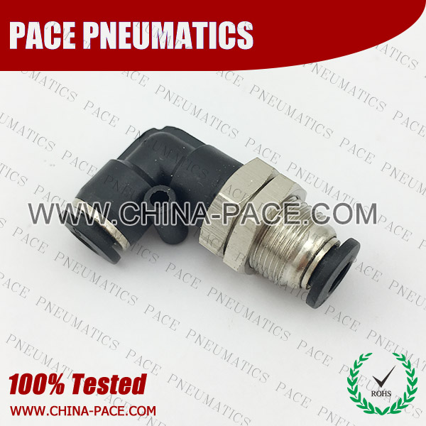 PL,Pneumatic Fittings with npt and bspt thread, Air Fittings, one touch tube fittings, Pneumatic Fitting, Nickel Plated Brass Push in Fittings